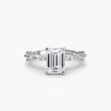 Solitaire with Eternity Pavé
