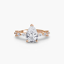Solitaire with Eternity Pavé