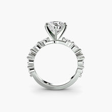 Solitaire with Eternity Pavé