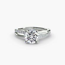 The Split Shank Pavé Solitaire
