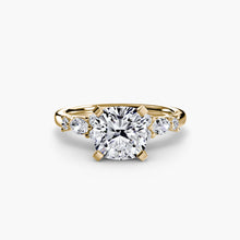 The Floral Accent Solitaire