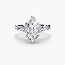 The Floral Accent Solitaire