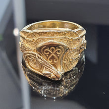 9ct Yellow Gold Saddle Ring