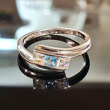 Trilogy cubic zirconia 9ct gold