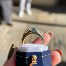 Aquamarine and Diamond Ring