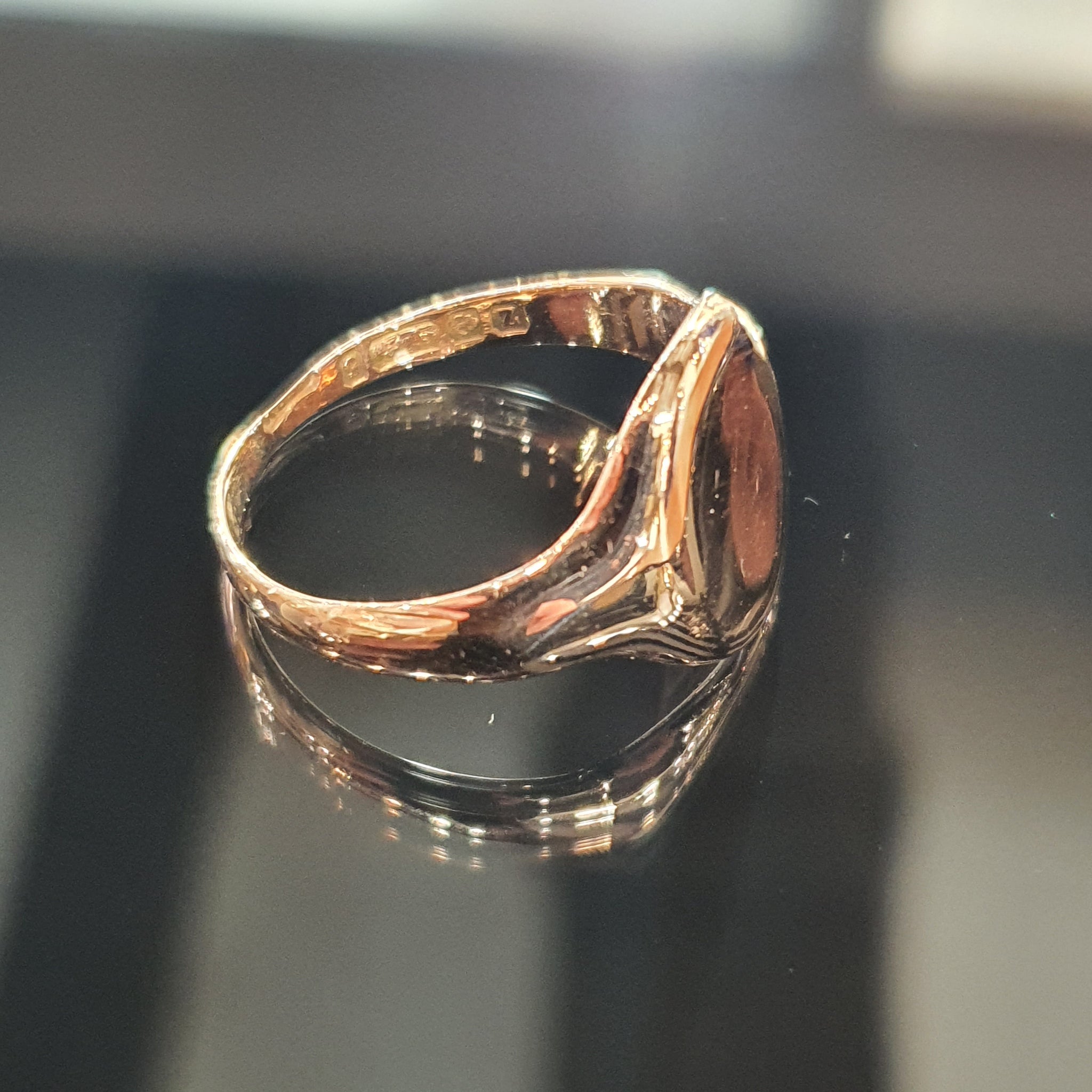9ct Rose Gold Signet Ring