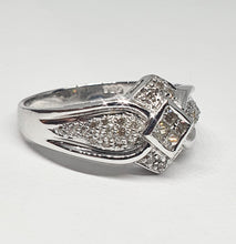 Diamond ring set 18ct white gold with .50ct