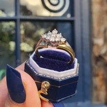 18ct Yellow Gold Diamond Cluster Ring