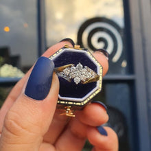 18ct Yellow Gold Diamond Cluster Ring