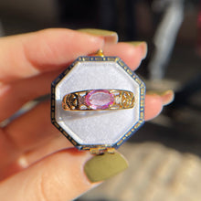 Tourmaline and Diamond Ring