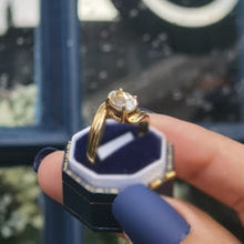 Aquamarine 9ct Yellow Gold Ring