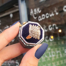 9ct Yellow Gold Diamond Cluster Ring