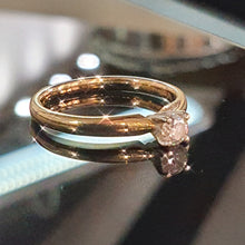 14ct Gold and Diamond Solitaire Ring