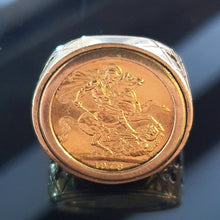 22ct Full Sovereign ring